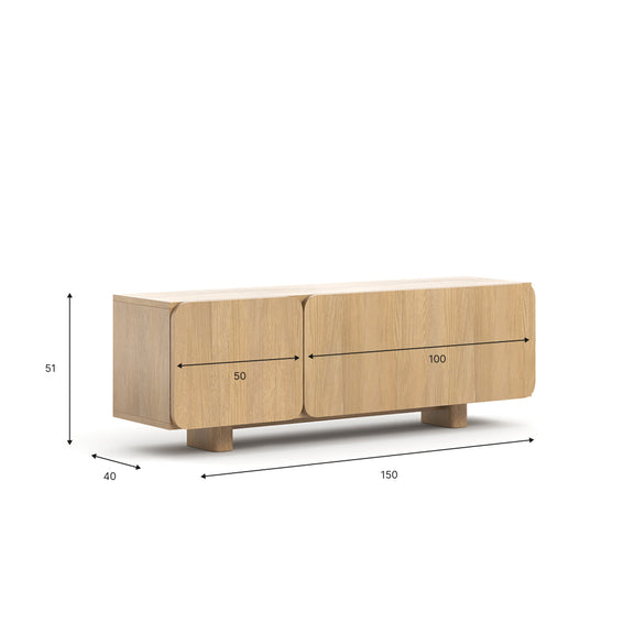 Elio TV-Schrank - Gaja Eiche