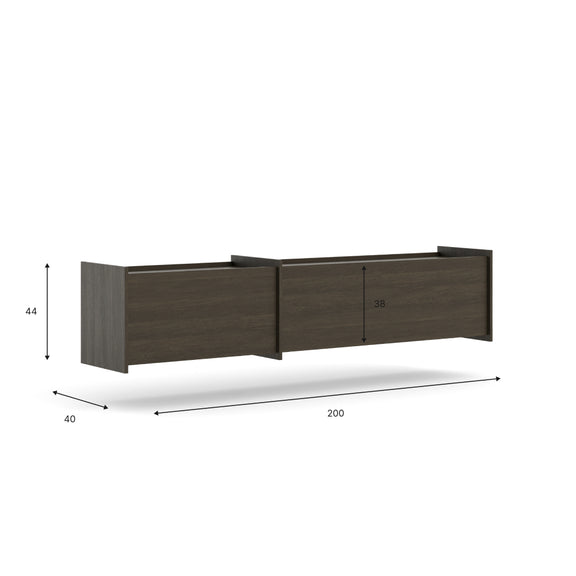 Clea hängender TV-Schrank - Dunin Eiche