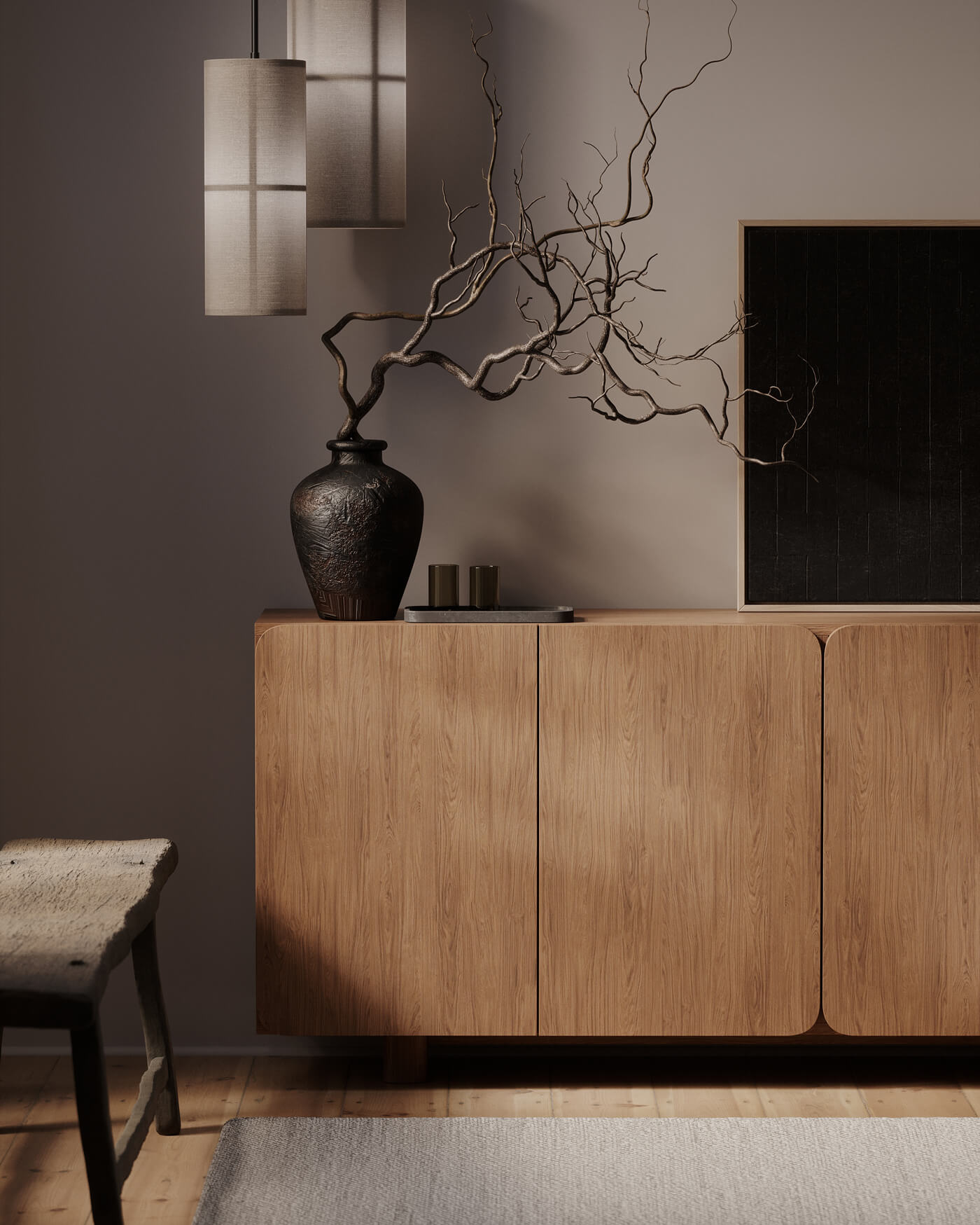 Elio Große Kommode – Casella-Eiche