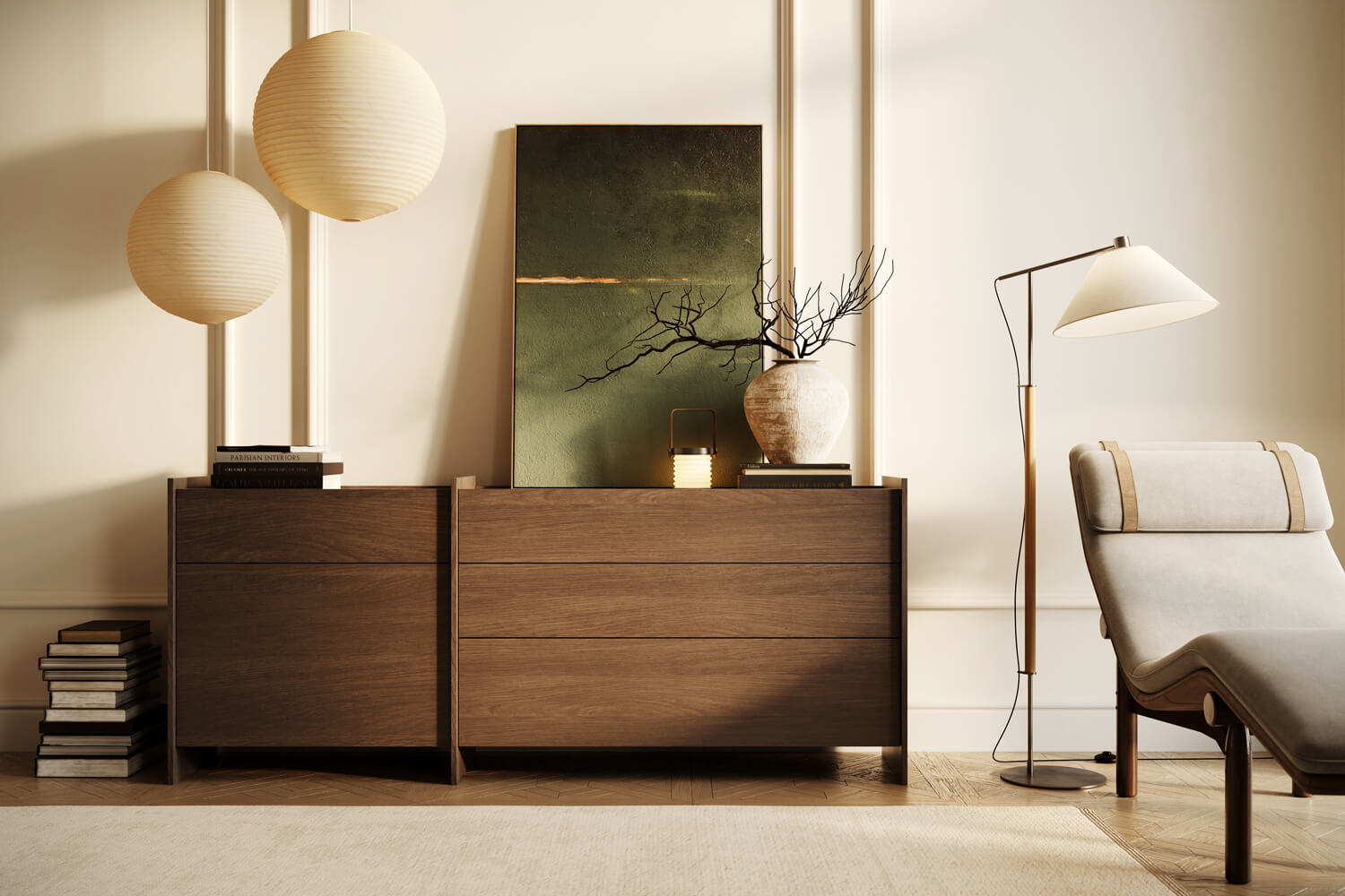 Große Kommode Clea – Dunin-Eiche