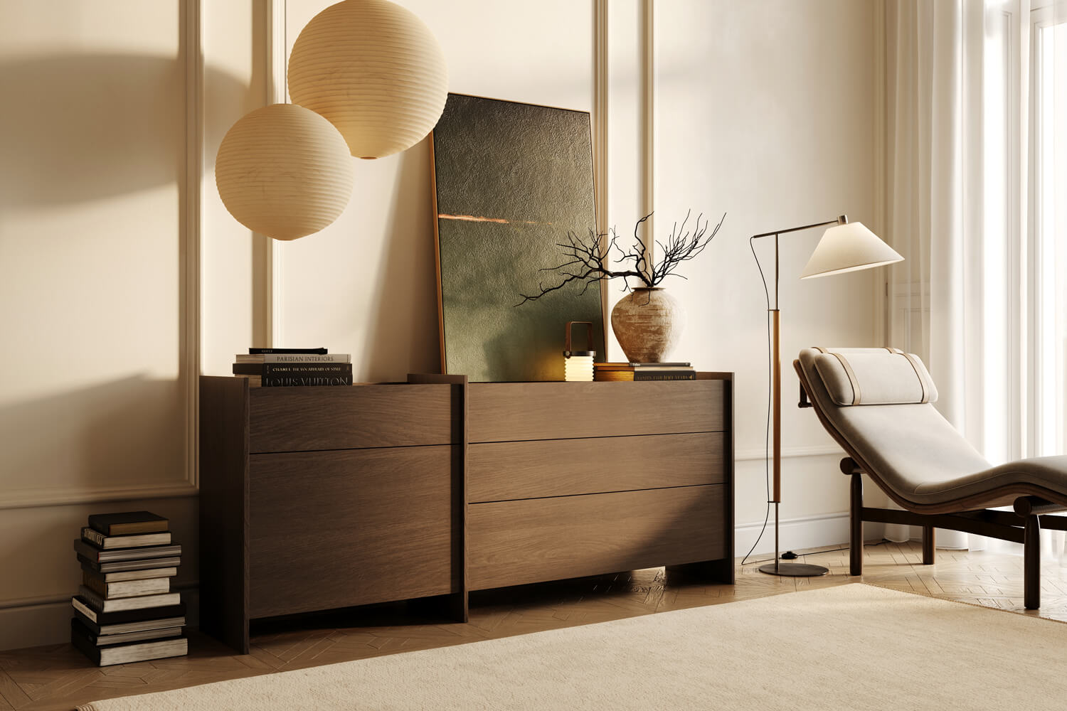 Große Kommode Clea – Dunin-Eiche