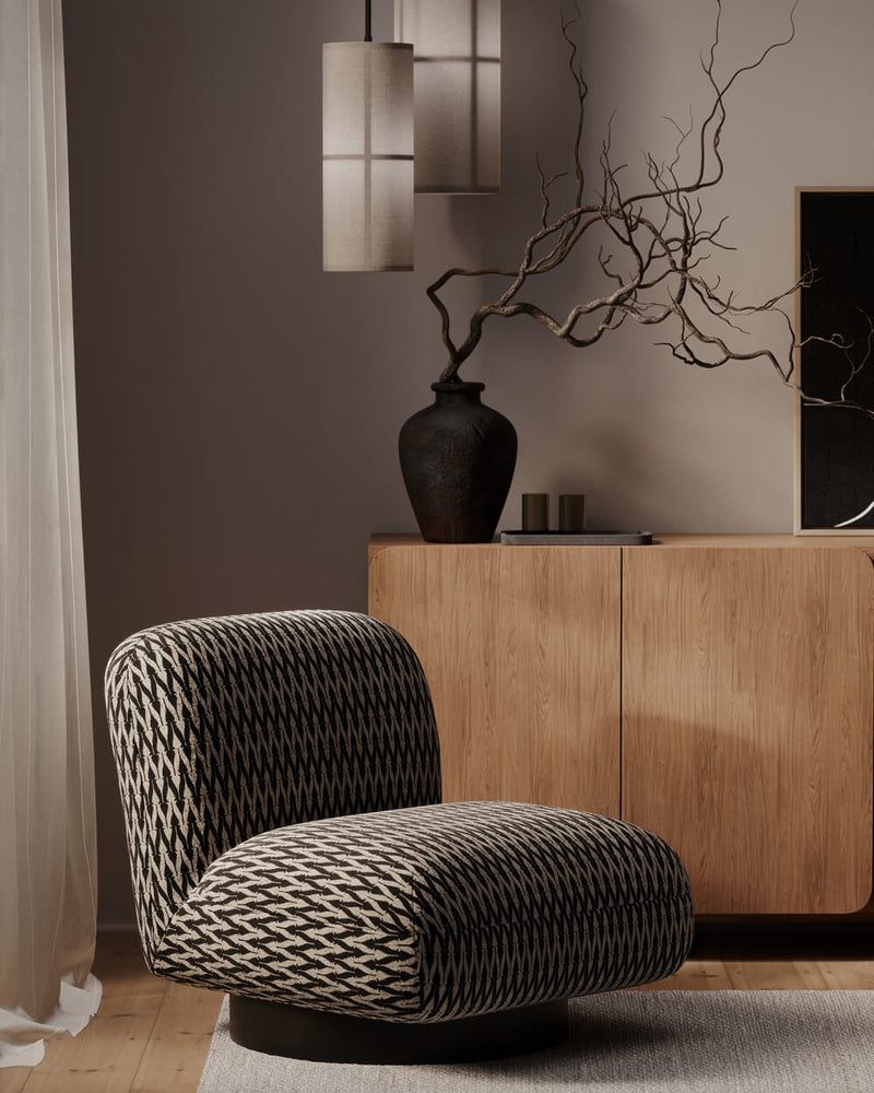 Graff-Sessel mit Drehfuß