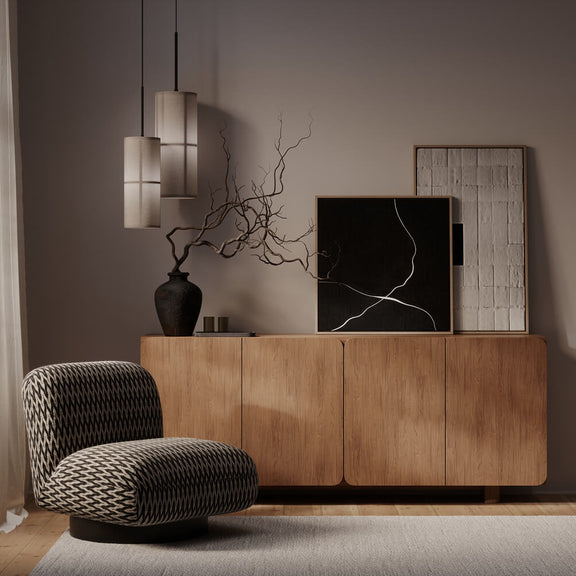 Graff-Sessel mit Drehfuß