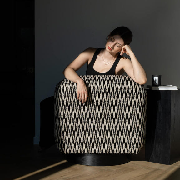 Graff-Sessel mit Drehfuß