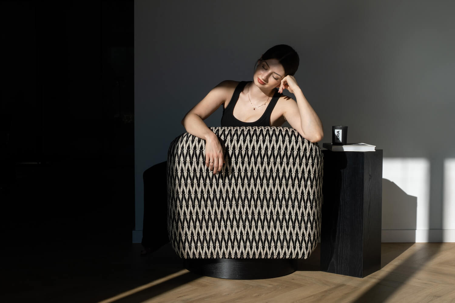 Graff-Sessel mit Drehfuß