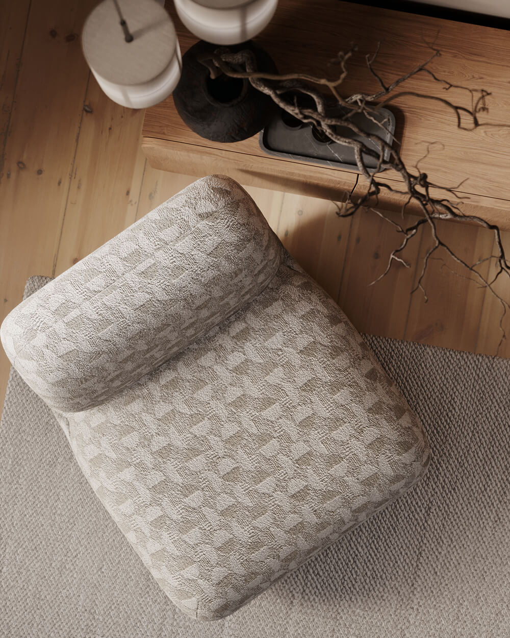 Onde Sessel mit Drehfuß