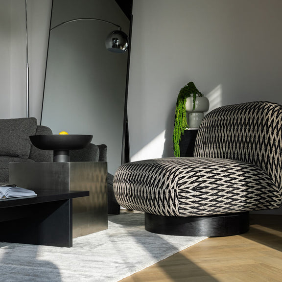 Graff-Sessel mit Drehfuß