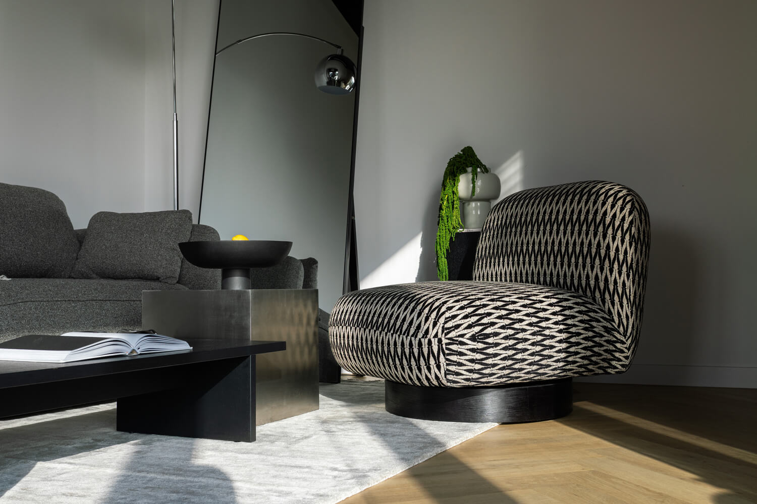 Graff-Sessel mit Drehfuß