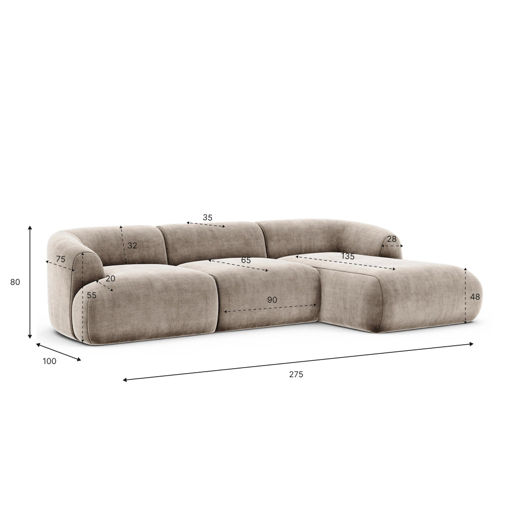 Puffy Ecksofa