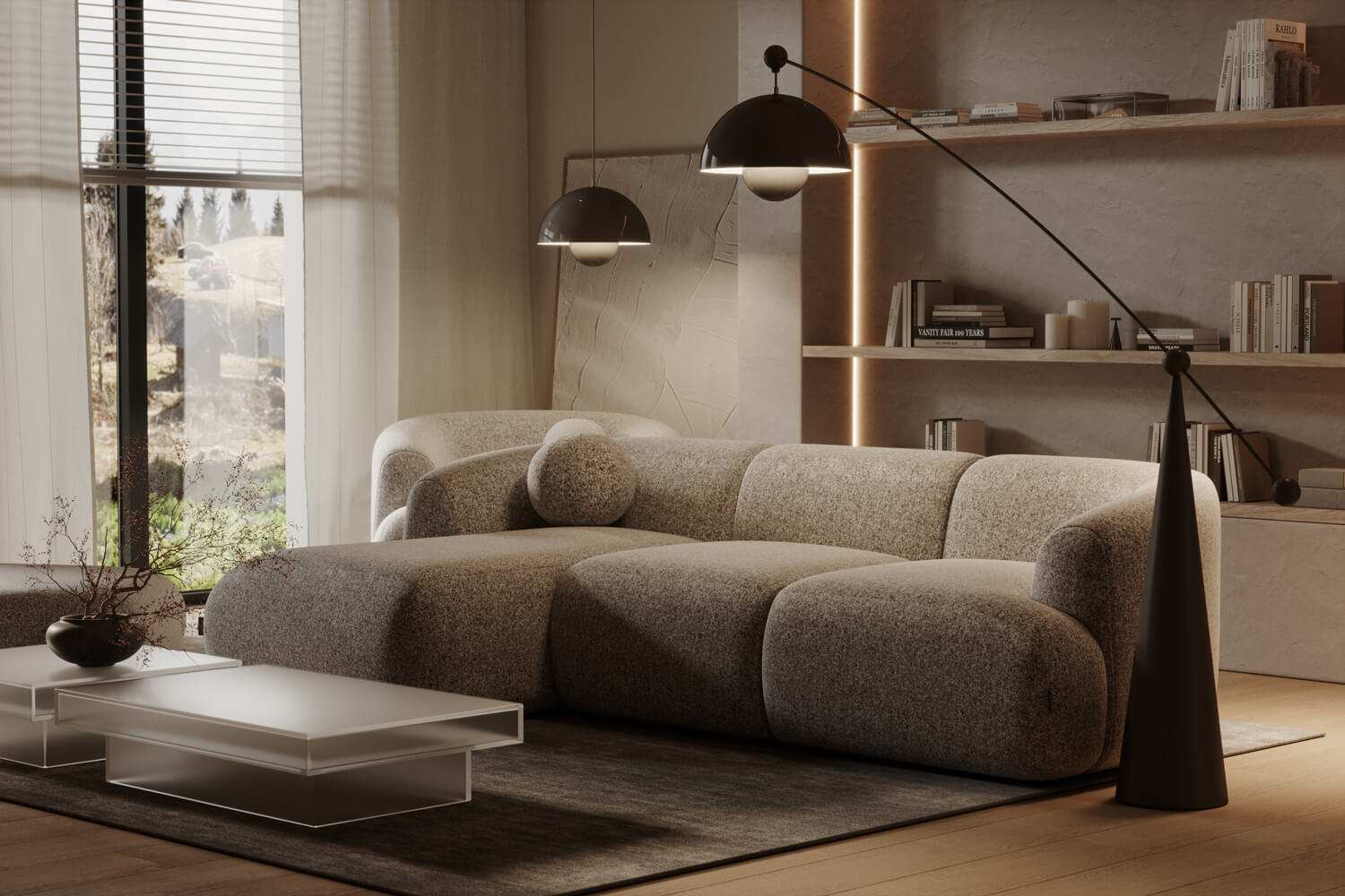 Puffy Ecksofa