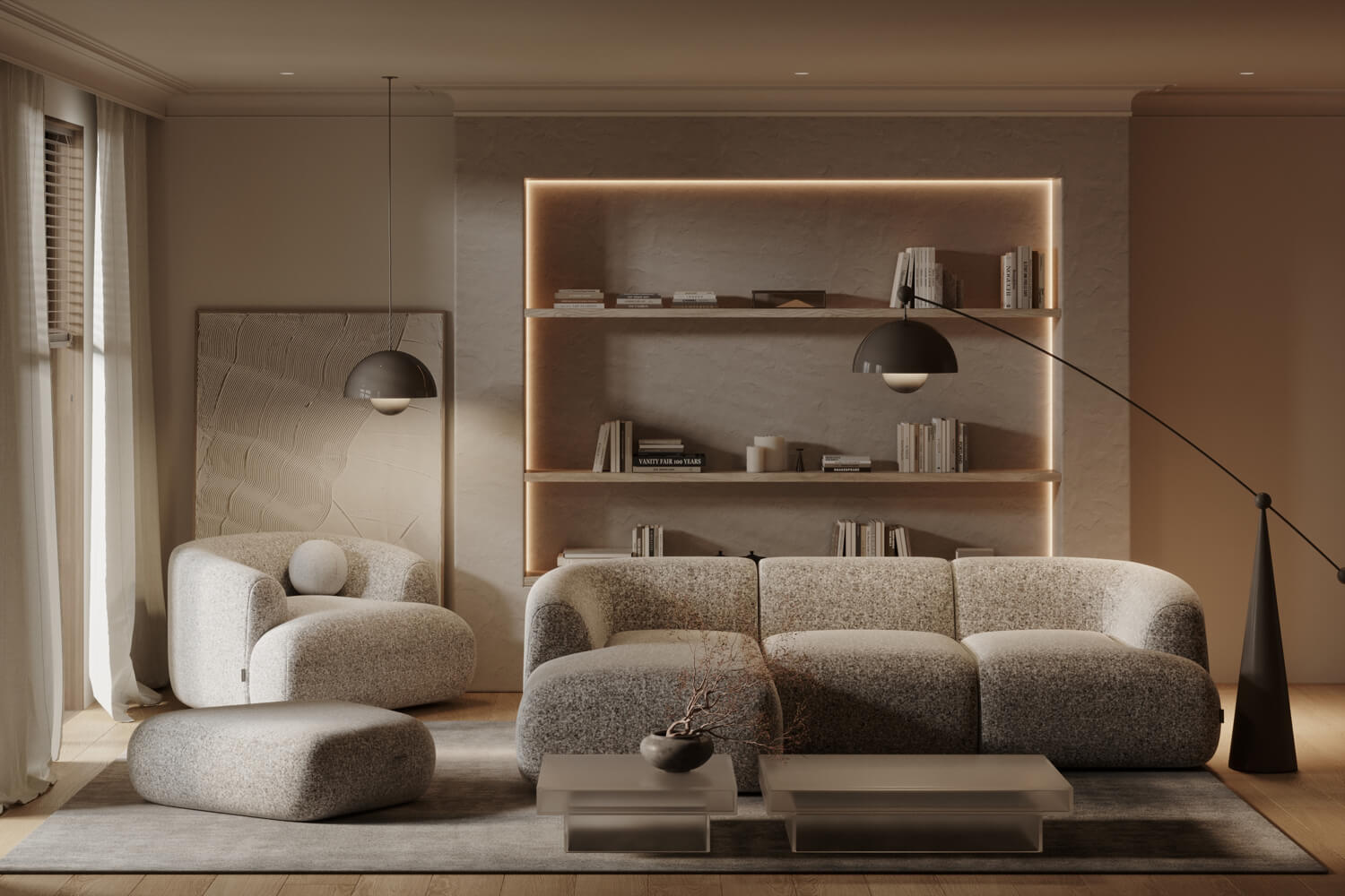 Puffy Ecksofa