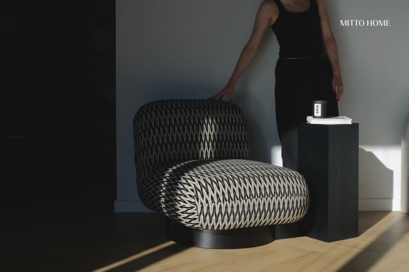 Graff-Sessel mit Drehfuß