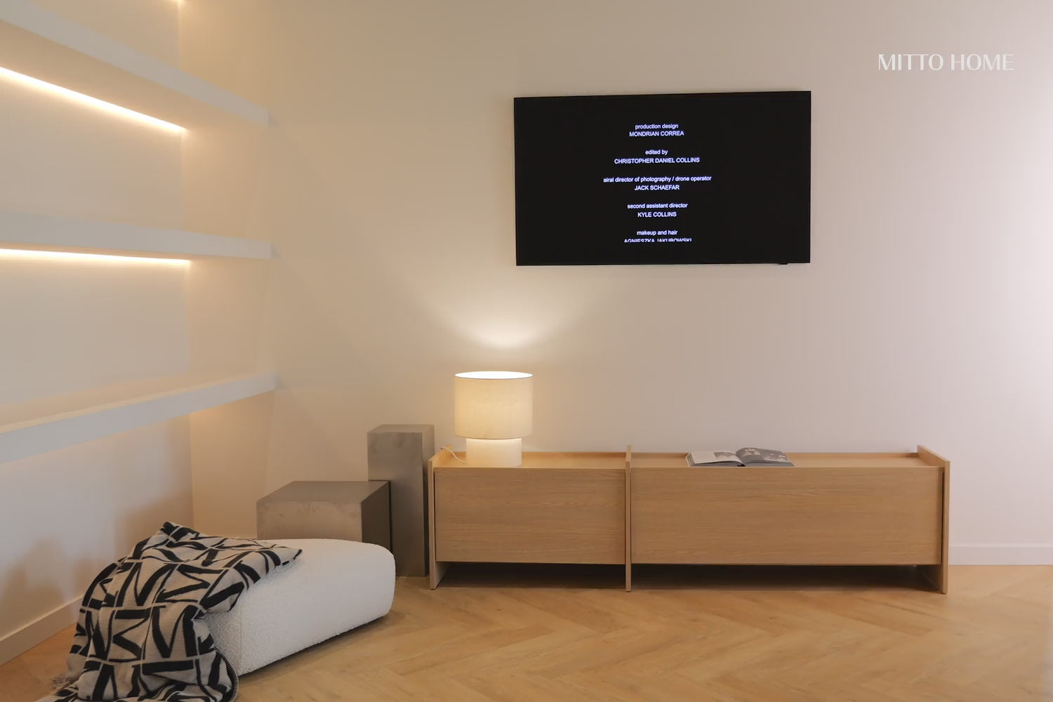 Clea TV-Schrank - Gaja Eiche