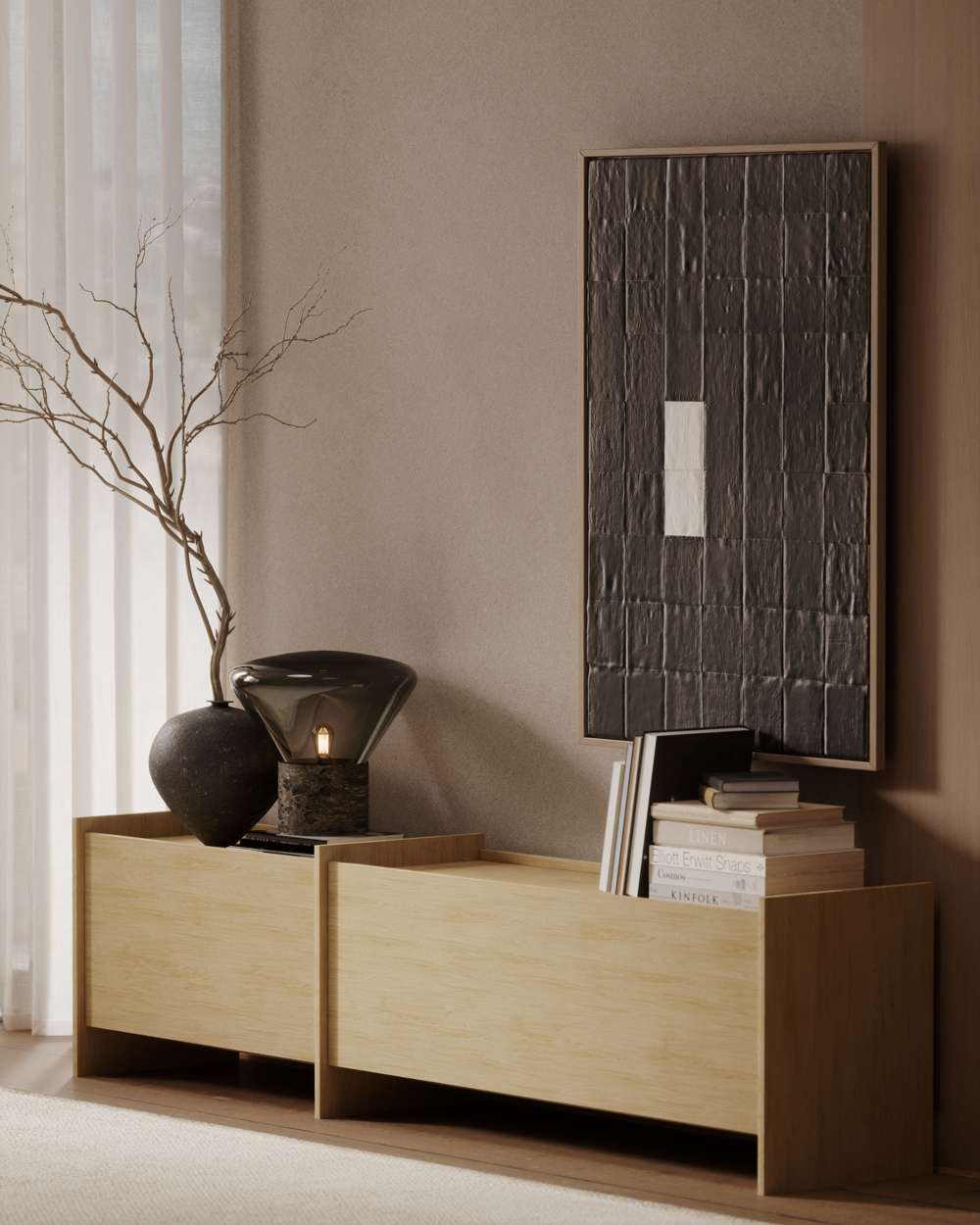 Clea TV-Schrank - Gaja Eiche