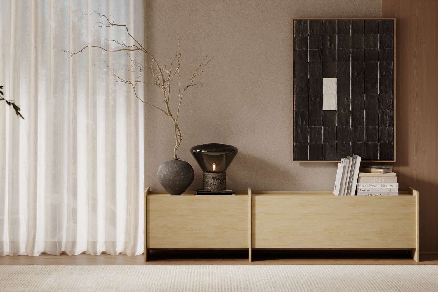 Clea TV-Schrank - Gaja Eiche