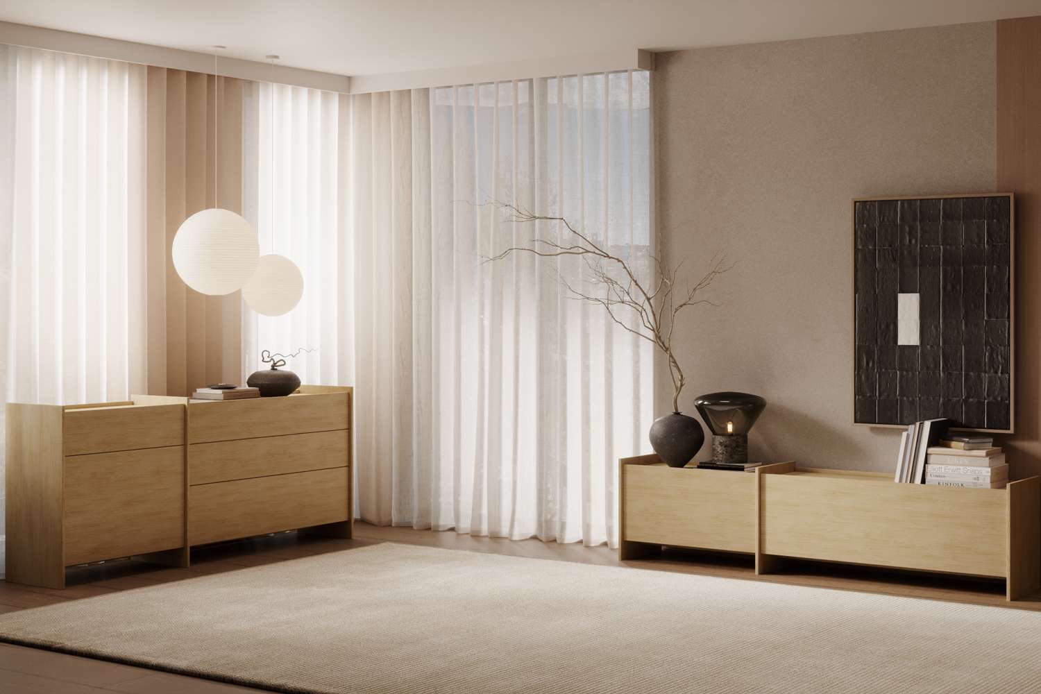 Clea TV-Schrank - Gaja Eiche