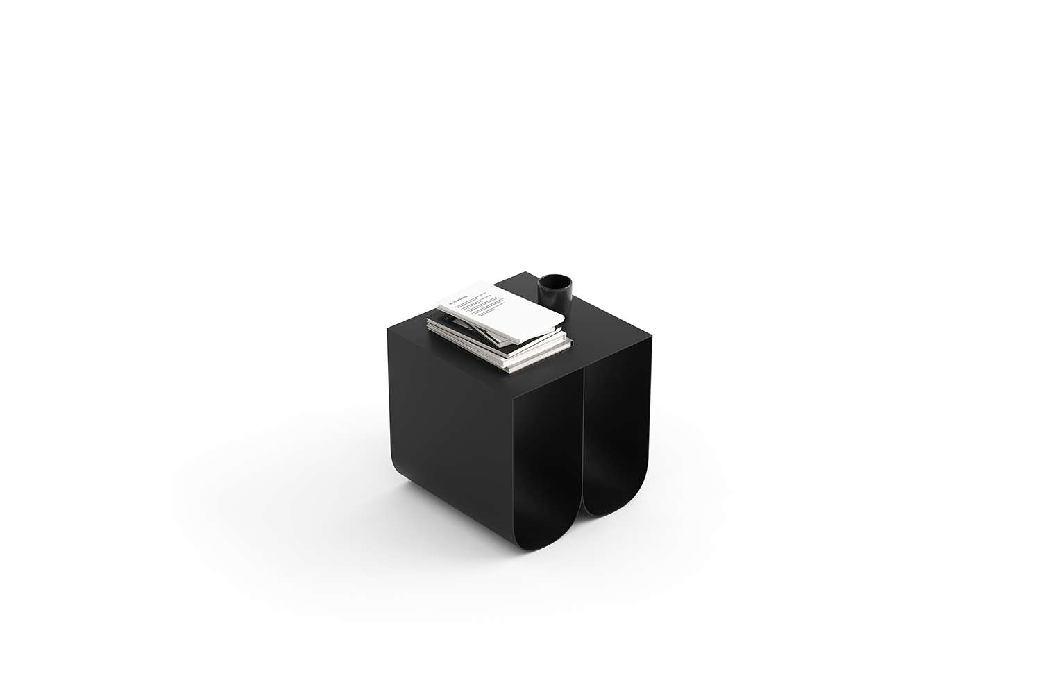 KOVU Dekotisch - Mattschwarz