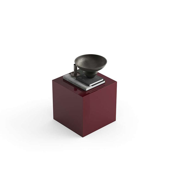 KOVU Beistelltisch - Burgunderrot