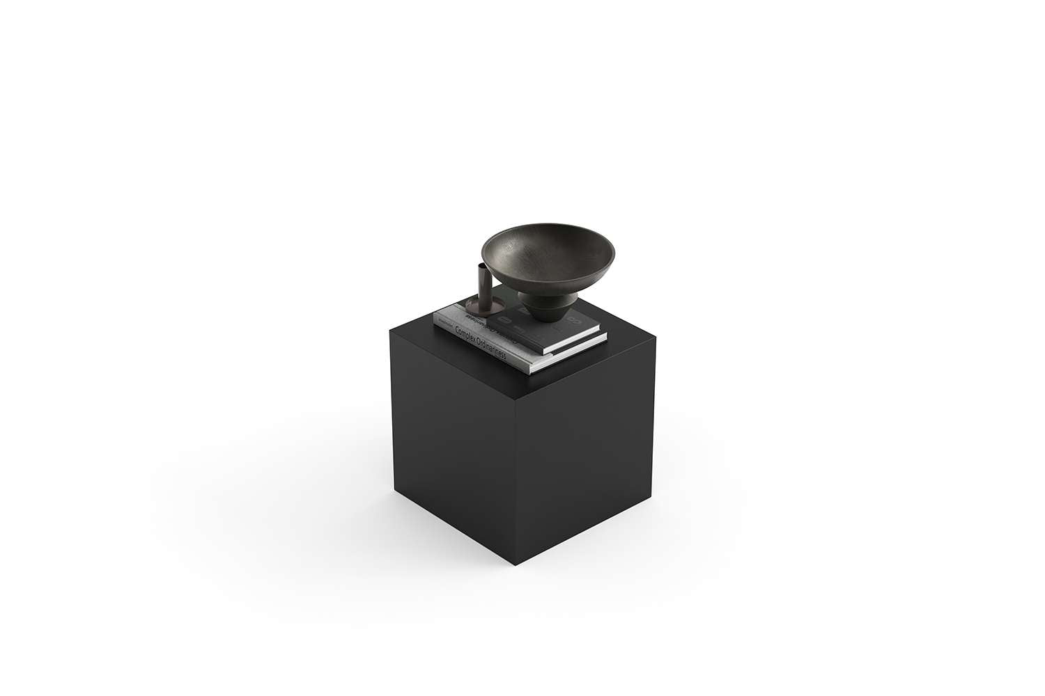 KOVU Beistelltisch - Mattschwarz