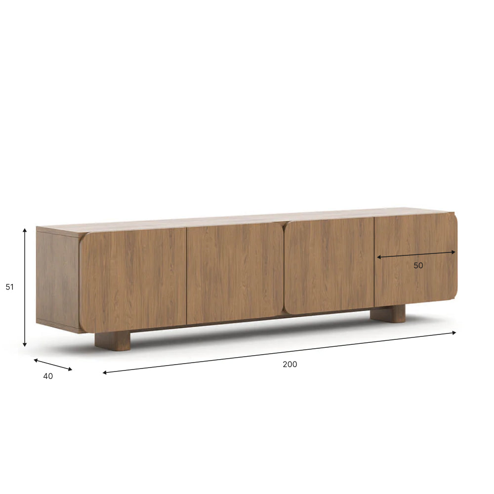 Elio TV-Schrank - Casella Eiche