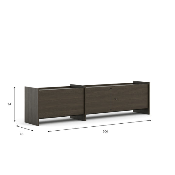 Clea TV-Schrank - Dunin Eiche